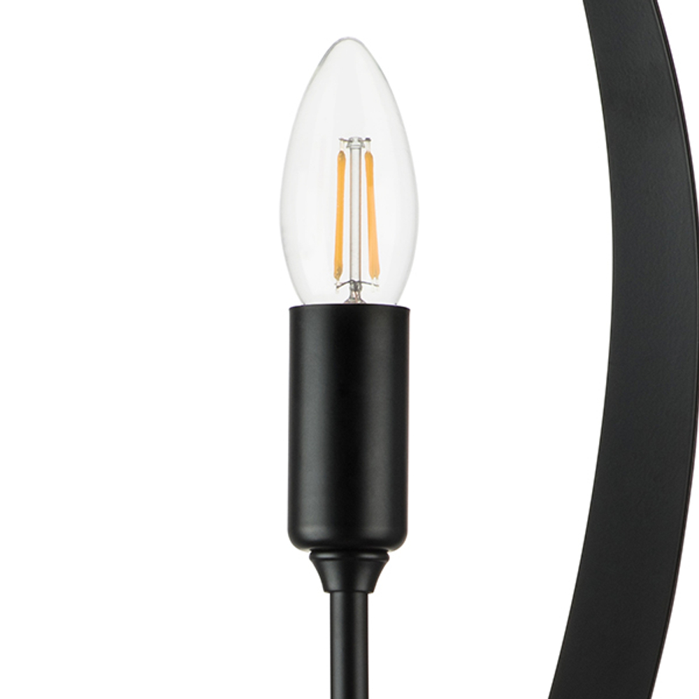 733517 Бра RAGNO 1х40W E14 ЧЕРНЫЙ МАТОВЫЙ