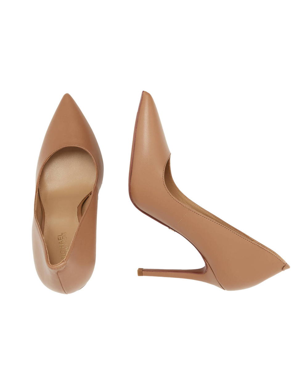 Кожаные туфли на шпильках keke Michael Kors - коричневый(40F9KEHP1L)