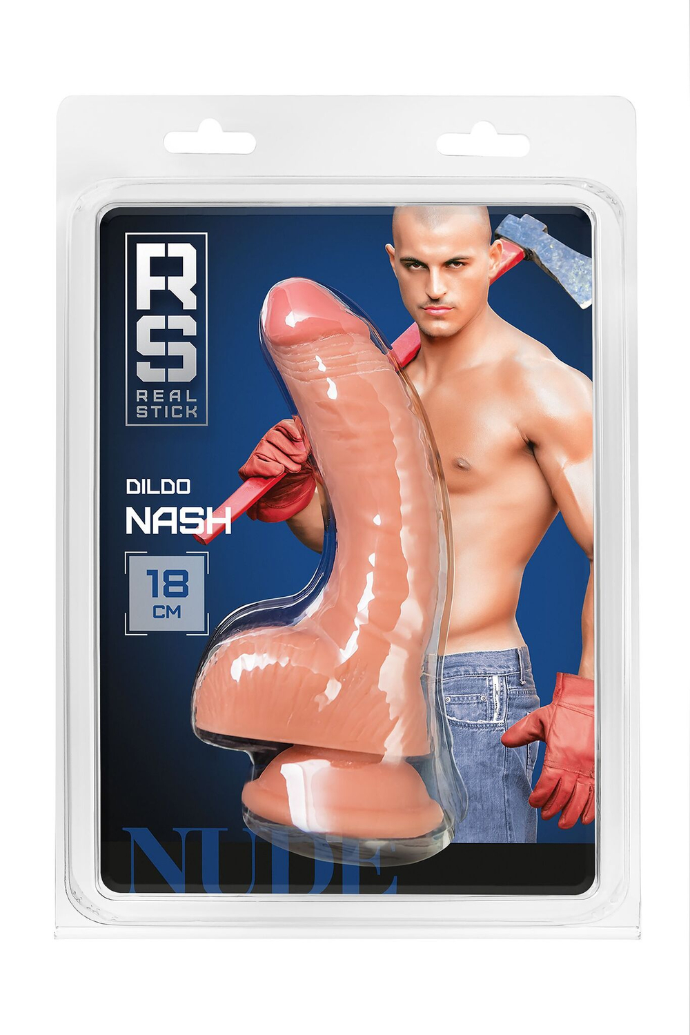 Фаллоимитатор ToyFa Nash RealStick Nude, реалистичный, 18 см