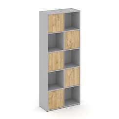 Locker plus Комплект №8 LK.K-008 Серый/Тиквуд Светлый 798*350*1983