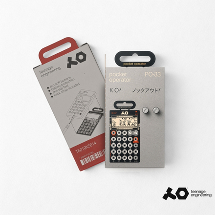 Teenage Engineering PO-33 + CA-X Pro (Красный)