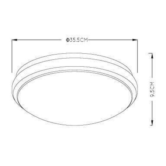 Потолочный светодиодный светильник Lucide Casper I 79166/19/12