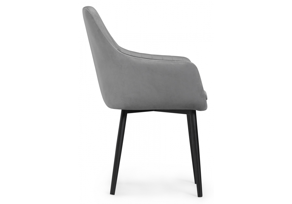 Стул на металлокаркасе Woodville на металлокаркасе Райнер MR -11, черный, ножки черные