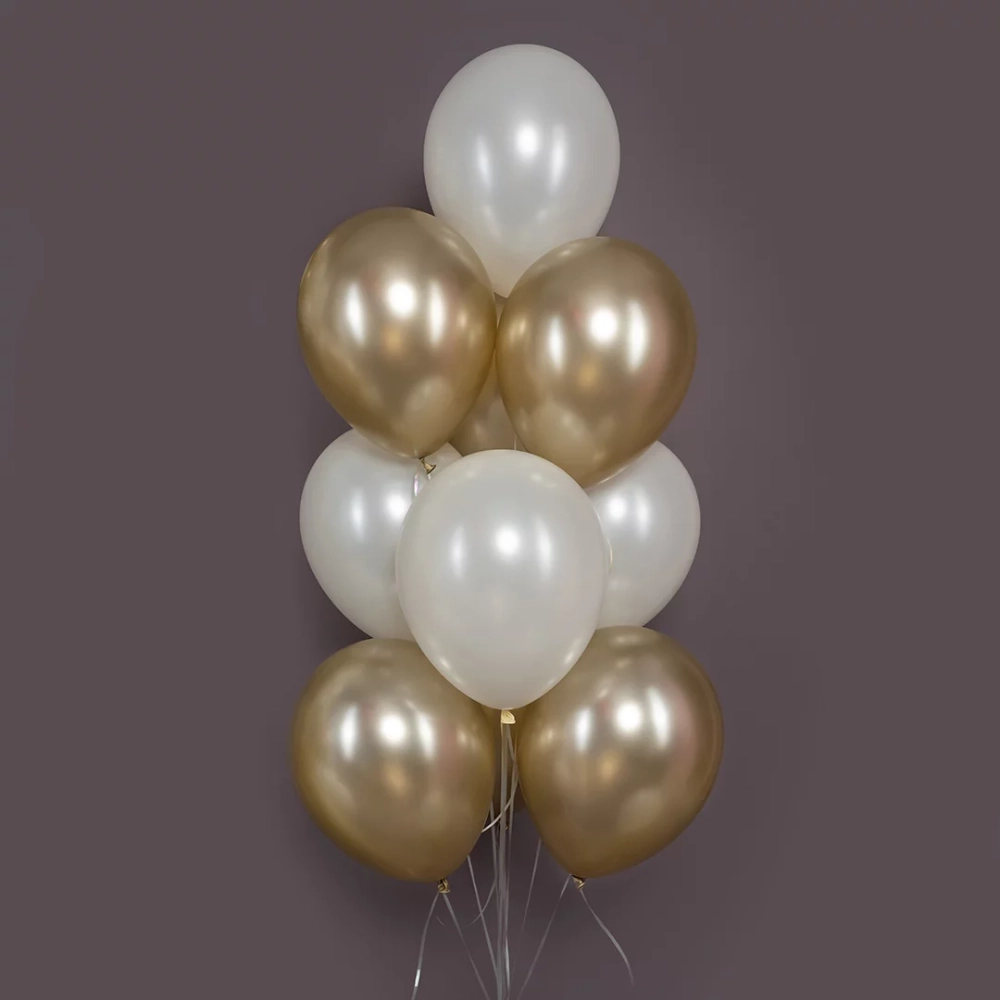 Шар (12''/30 см) Золотой Песок (870), шелк, 50 шт.