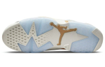 Jordan Air Jordan 6 retro low gc "cny" Year of the Tiger low-cut retro basketball shoes for men and women with the same style blue gray gold