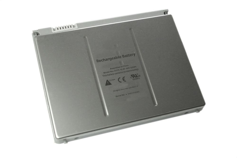 Аккумулятор для ноутбука Apple (A1175) MacBook Pro 15&quot; A1226, A1260 Series (SILVER) OEM