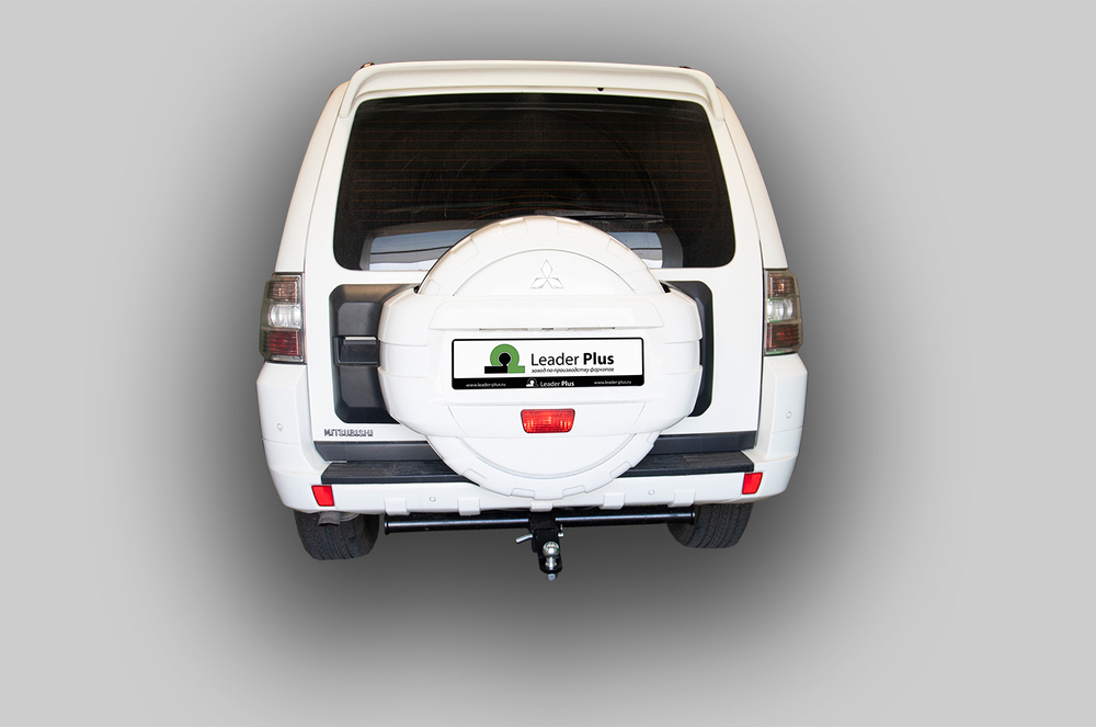 Фаркоп Лидер-Плюс для MITSUBISHI PAJERO 2000/5- ( ШАР ВСТАВКА 50*50 ) с электрикой (Smart) и сертифкатом в комплекте арт.(M114-E)