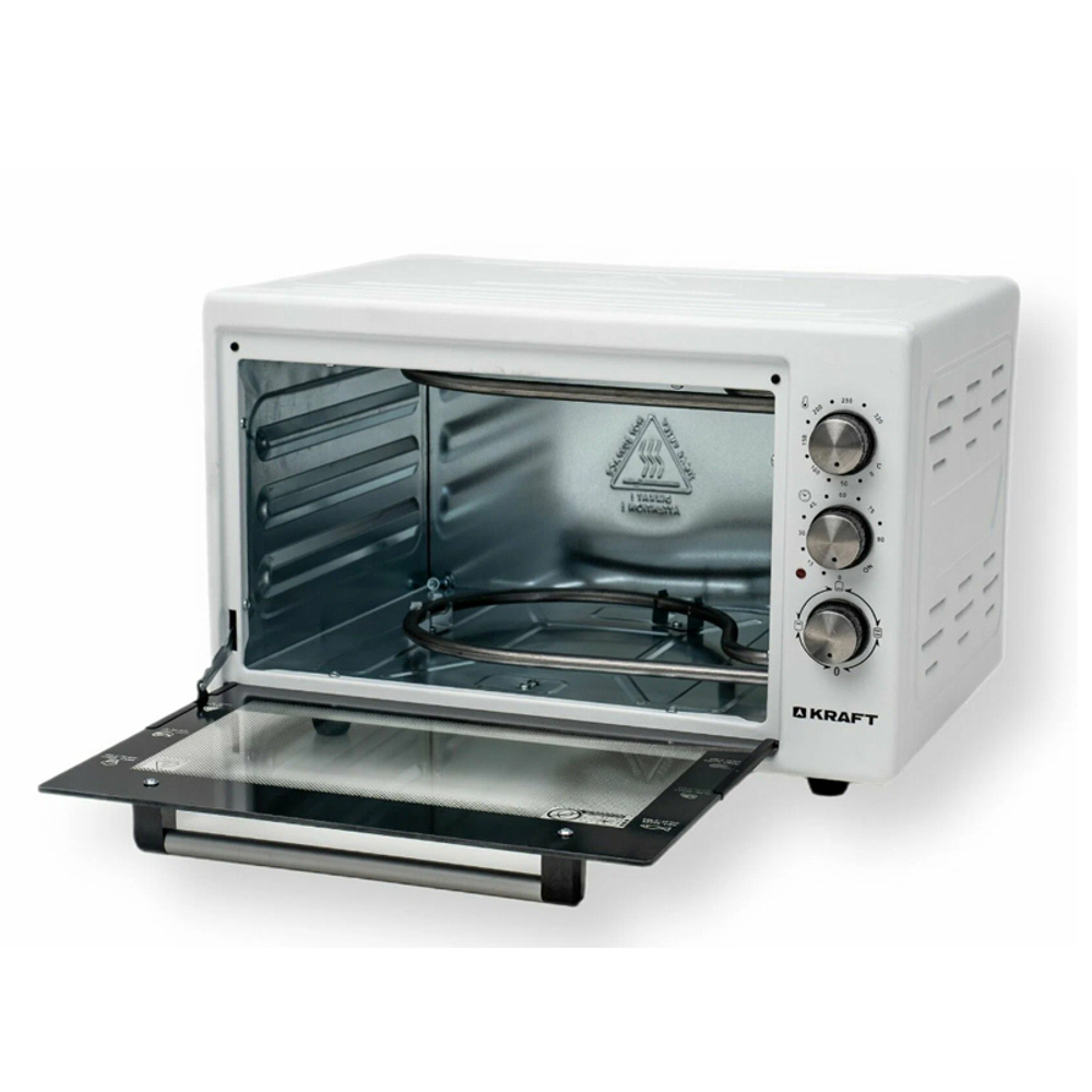 Электропечь Kraft KF-MO3800W, белый