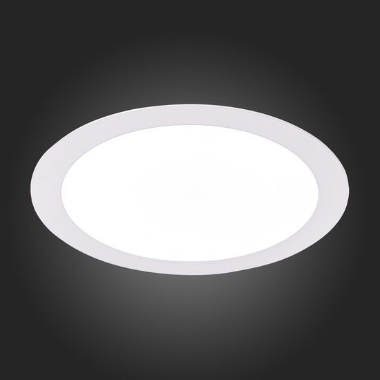 ST209.548.18 Св-к встр. Белый LED 1*18W 4000K 1 350Lm Ra80 110° IP20 D225xH8 90-265V Встраиваемые светильники