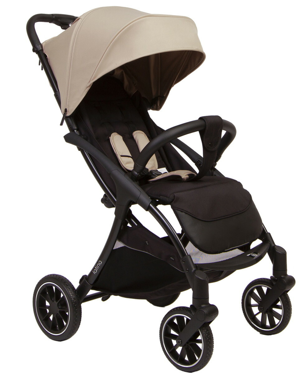 Коляска прогулочная Peppy Latina (beige hill) бежевая