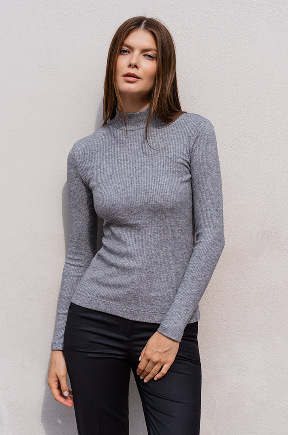23168 Водолазка женская (серый)