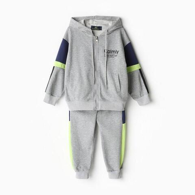 Спортивный костюм для девочек А.4437В-B39, серый, р. 86-92см 9730357