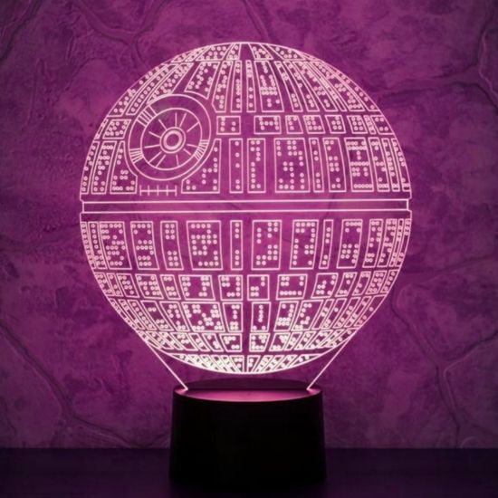 3D лампа Звёздные войны. Звезда Смерти