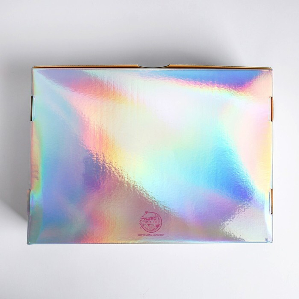 Складная коробка «Happy Birthday», 30,5 × 22 × 9,5 см