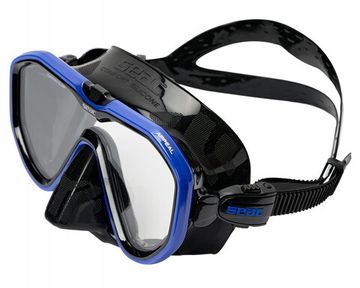 Маска Seac Appeal черно-синяя рамка/черный силикон