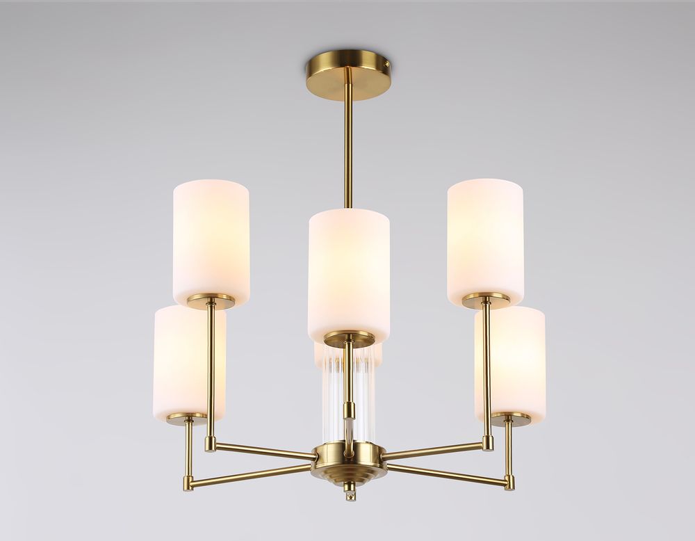 Ambrella Люстра со стеклянными плафонами на штанге Modern LH56215