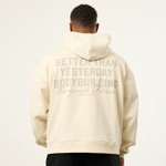 Толстовка VANQUISH Bodybuilding Hoodie Vintage White