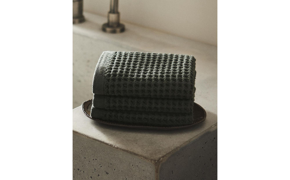 Zara Home Набор полотенец из хлопка, 30x30 см (3 шт.) · 6546/002