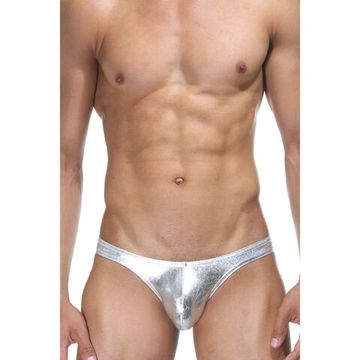 Мужские трусы слипы серебристые Don Moris DM071066