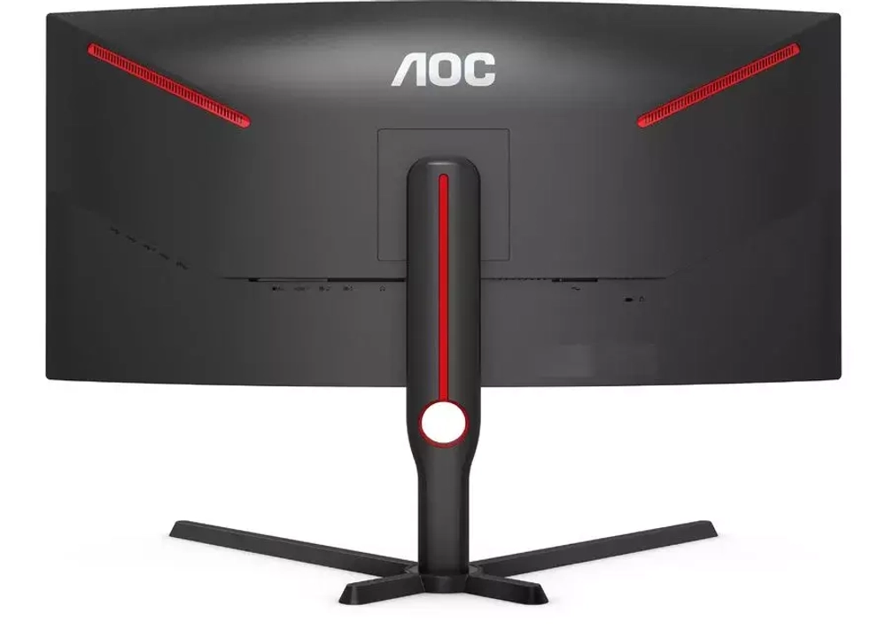Монитор AOC 34" CU34G3S Black-Red, изогнутый
