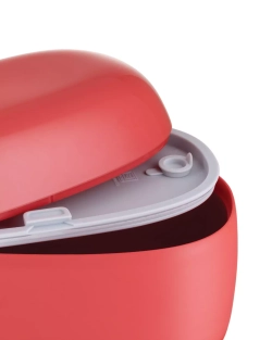 Alessi - Ланчбокс 1,25л красный / артикул   SA02R  / GTIN 8003299429301