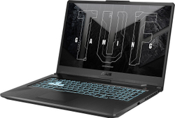 Ноутбук ASUS TUF Gaming F17 FX706HE-HX026 90NR0713-M00540 Intel Core i5 11400H, 8192 Mb, 17.3; Full HD 1920x1080, 512 Gb SSD, DVD нет, nVidia GeForce RTX 3050 Ti 4096 Mb, No OS, серый