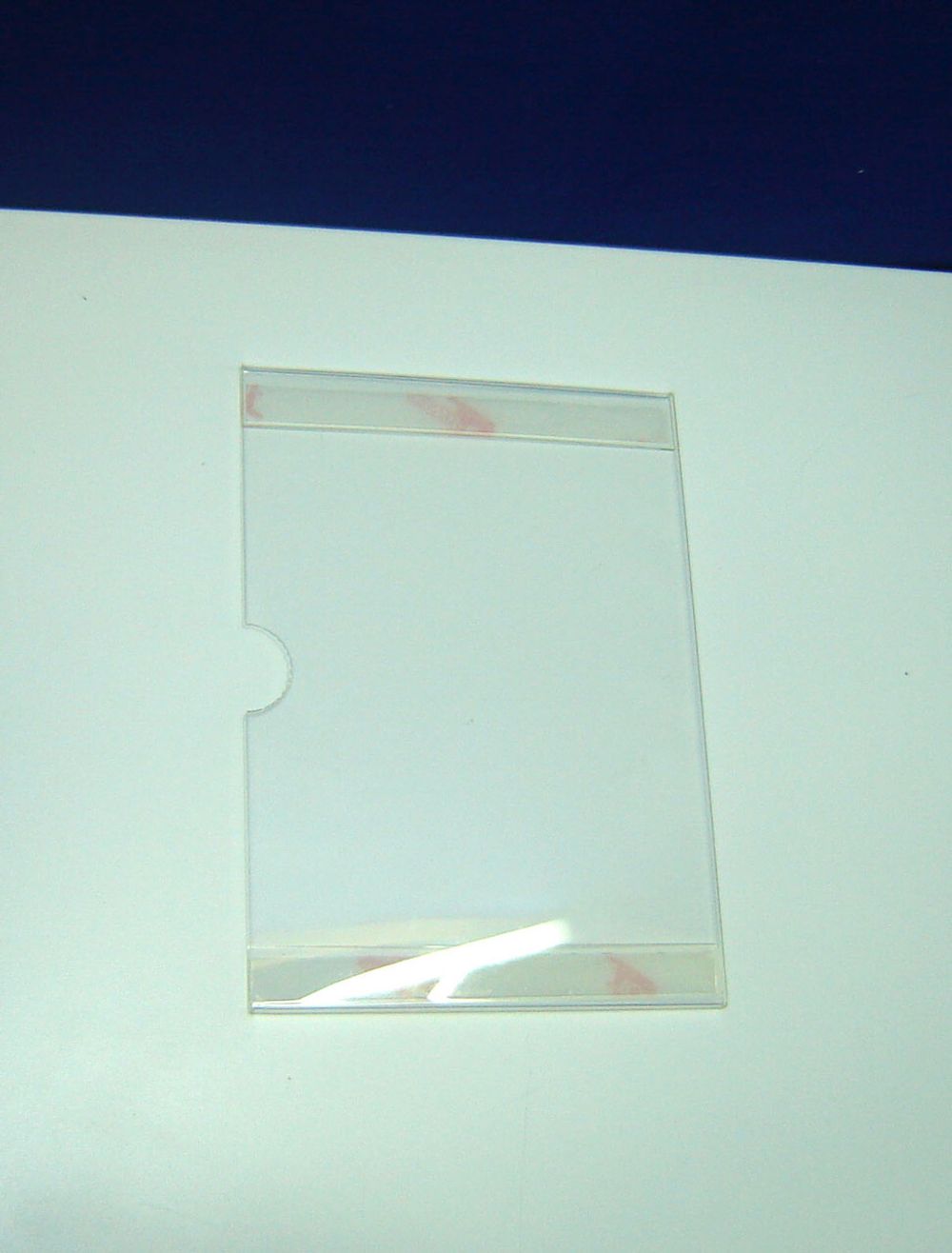 Карман информационный вертикальный №2 А6+скотч