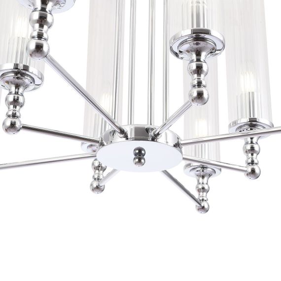 Подвесная люстра Crystal Lux Tomas SP8 D650 Chrome
