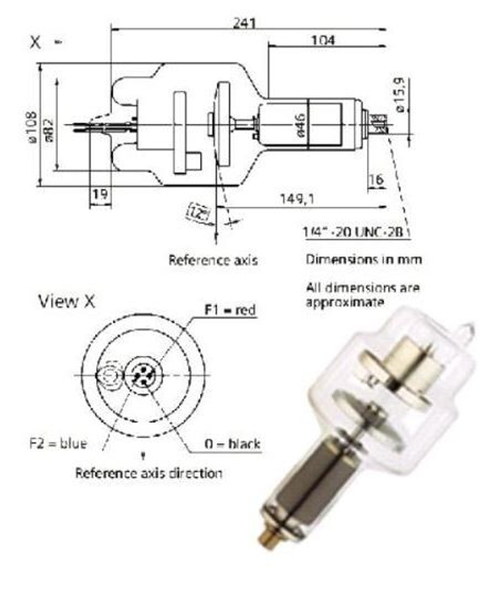 Рентгеновская трубка SV150/33/78R -T