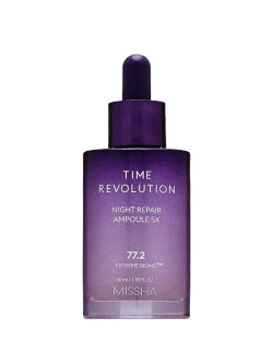 TIME REVOLUTION NIGHT REPAIR AMPOULE 5X Ночная восстанавливающая пробиотик-сыворотка 50 мл.