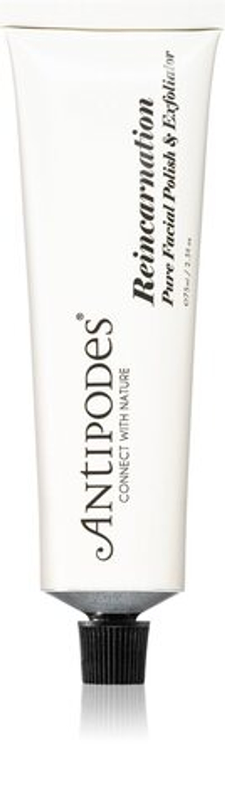 Antipodes Reincarnation Pure Facial Polish & Exfoliator - нежный скраб для лица /   75  ml  / GTIN 9421900569052