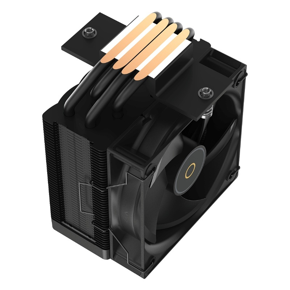Кулер для процессора Ocypus Gamma A40 BK, 100mm FAN, 4 PIPES, 4-PIN PWM, 600-2400 RPM, 29DBA