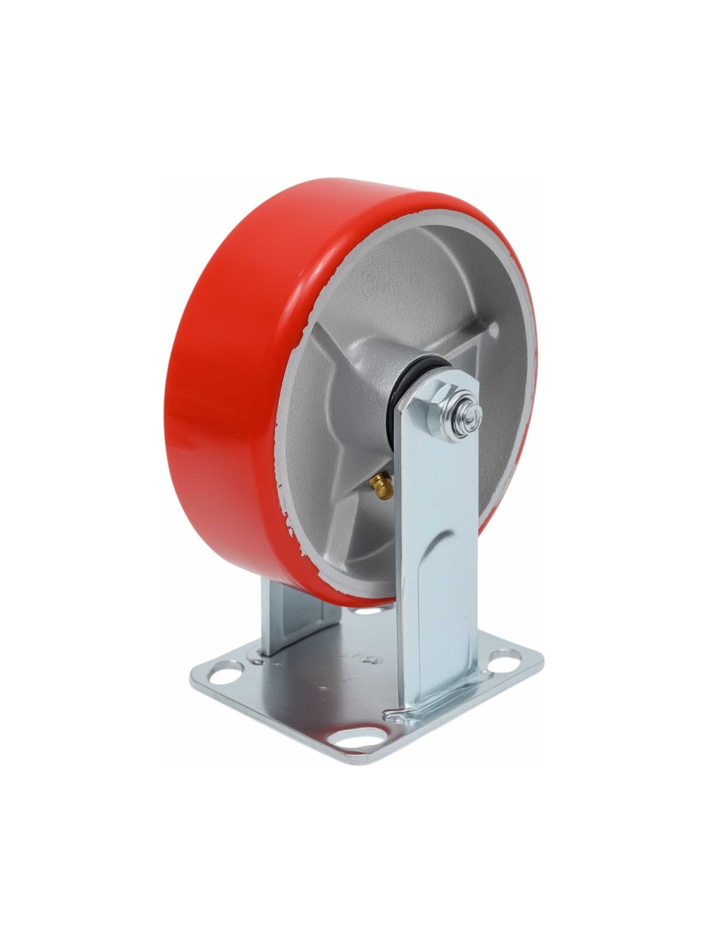 Колесо промышленное неповоротное с подшипником 160мм ПУ/чугун Gigant G-04-09-37