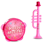 Набор муз.инструментов, пакет 383-44