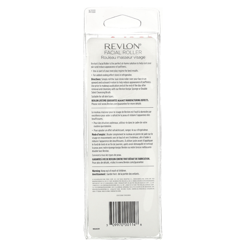 Revlon, массажный валик для лица, натуральный нефрит, 1 шт.