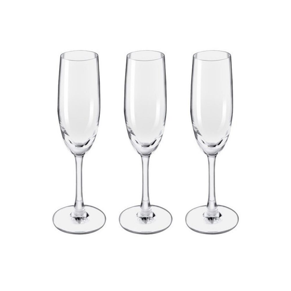 Набор из 6-ти стеклянных бокалов для шампанского MW827-AS0001, 160 мл, прозрачный