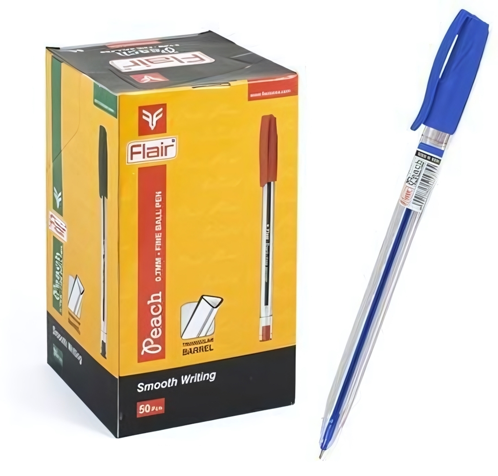 Ручка шариковая 0,7мм, синяя (Flair)