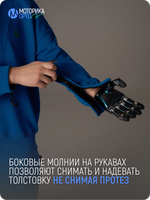Толстовка анорак женская ТР, бирюзовый