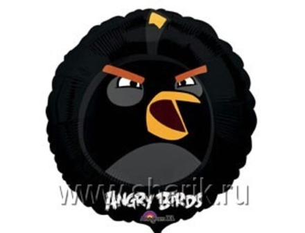А 18" Круг Angry Birds Черный S60