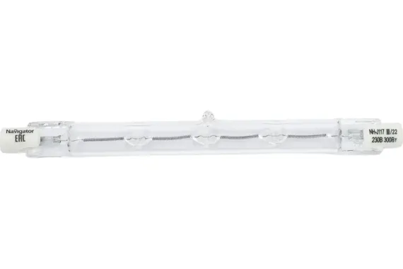 Лампа галогенная Navigator линейная J117мм R7s 300W 04219
