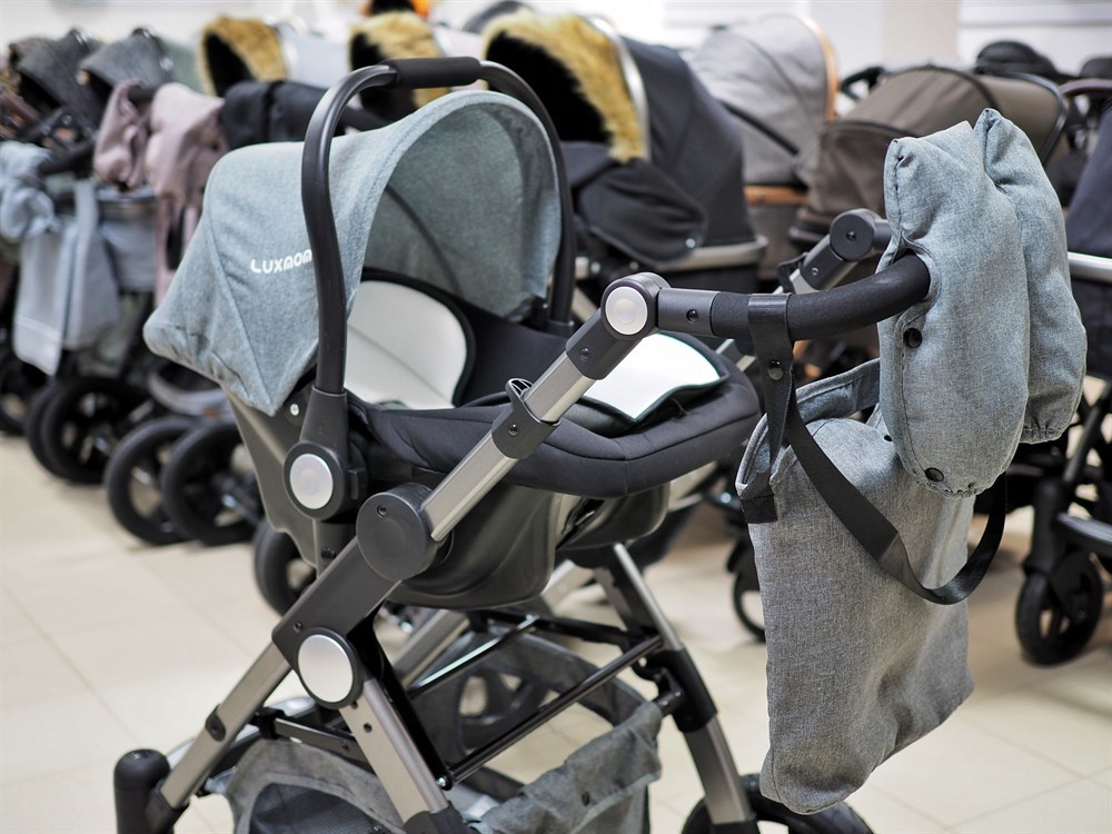 Коляска-трансформер 3в1 Luxmom 600G серый текстиль