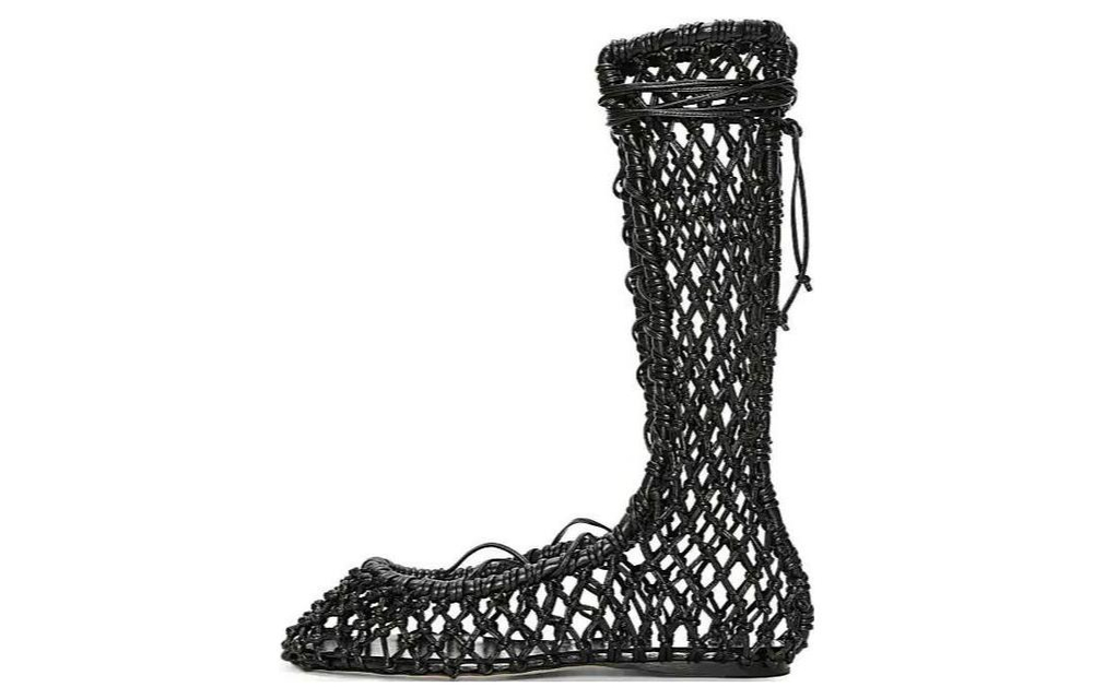 LOEWE Leather Knee high Boots Women"s Black