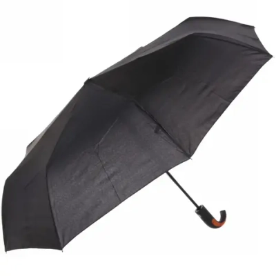 Зонт мужской автомат «Ultramarine - Эстет» цвет черный», 8 спиц, d-108см,длина в слож. виде 30см●