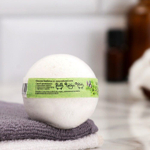 Бомбочка для ванны из гималайской соли с эфирным маслом пихты - 110 гр.