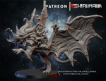 Grand Alliance Chaos Creatures of Chaos Everchosen and Slaves to Darkness Воитель Хаоса на мантикоре миниатюра для dnd, днд, pathfinder, фентези, Настольная игра, НРИ, Варгейм, РПГ