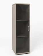 Пенал-колонка со стеклом КМ17 МОНОЛИТ