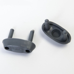 Заглушка для электрических розеток (комплект 6 шт), цвет серый 4050381