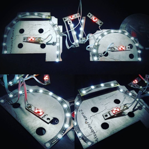 Светодиодная плата для панели Pajero 2 (индивидуальный заказ по цветам)