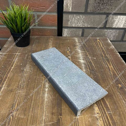 Exagres - Vega Gris - ступень прямой угол, C1/R9, 330x120x30 мм