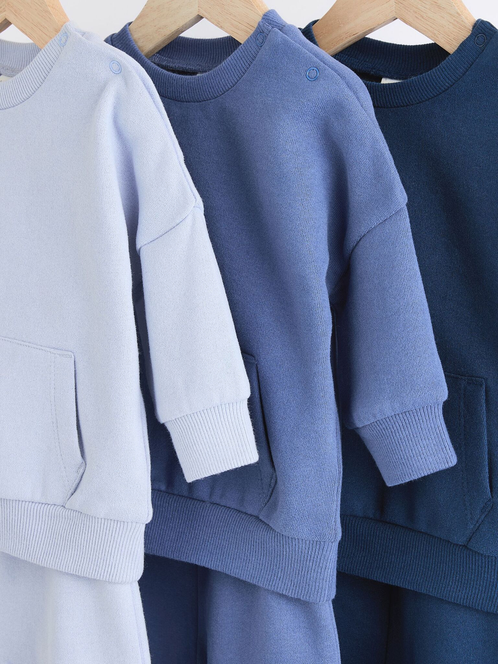 Толстовка и спортивные брюки в комплекте для малышей Next Q96-759, 3 шт., Синий